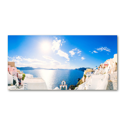 Quadro su vetro Santorini, Grecia