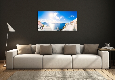 Quadro su vetro Santorini, Grecia