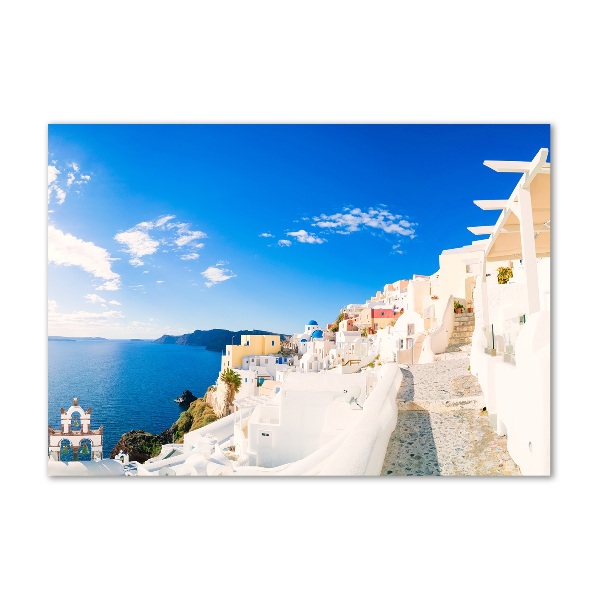 Quadro su vetro Santorini, Grecia