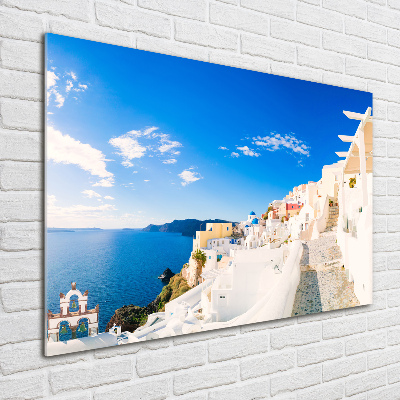 Quadro su vetro Santorini, Grecia
