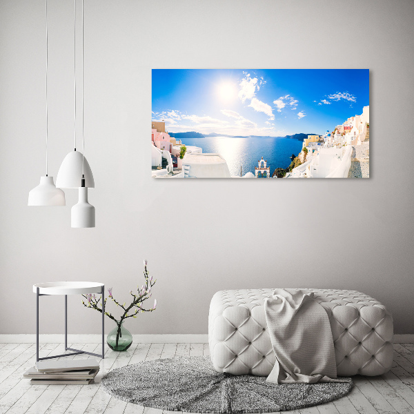 Quadro su vetro Santorini, Grecia