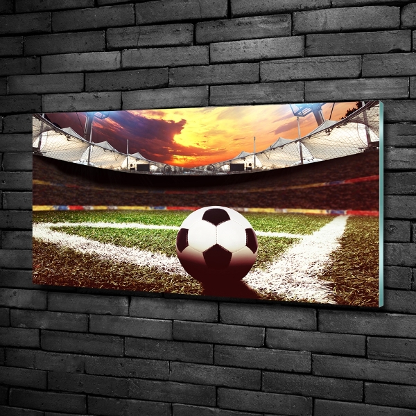 Quadro vetro Palla nello stadio
