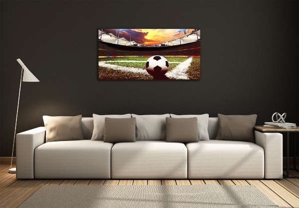 Quadro vetro Palla nello stadio