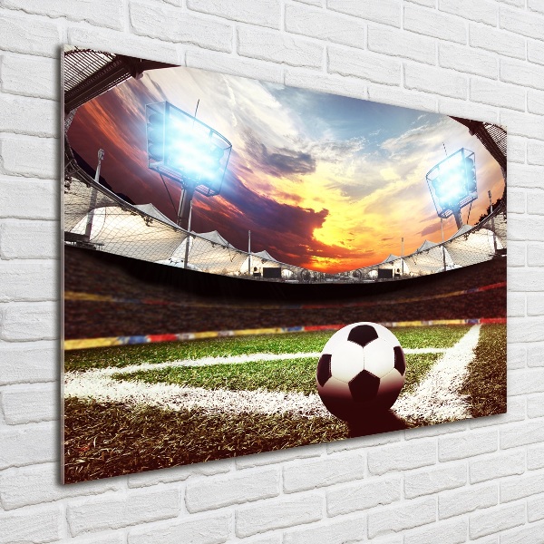 Quadro vetro Palla nello stadio