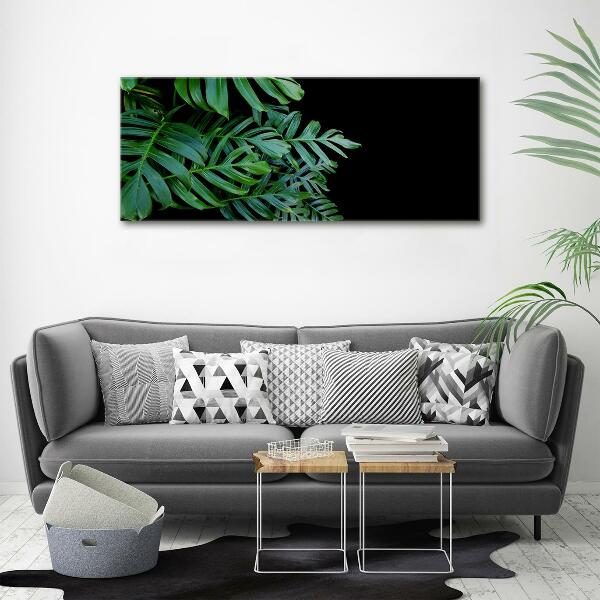 Quadro in verde Monstera
