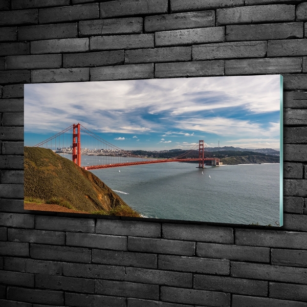 Quadro su vetro Ponte di San Francisco