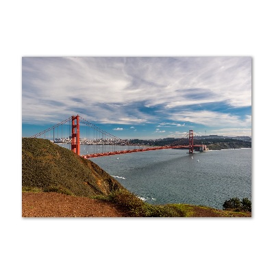 Quadro su vetro Ponte di San Francisco