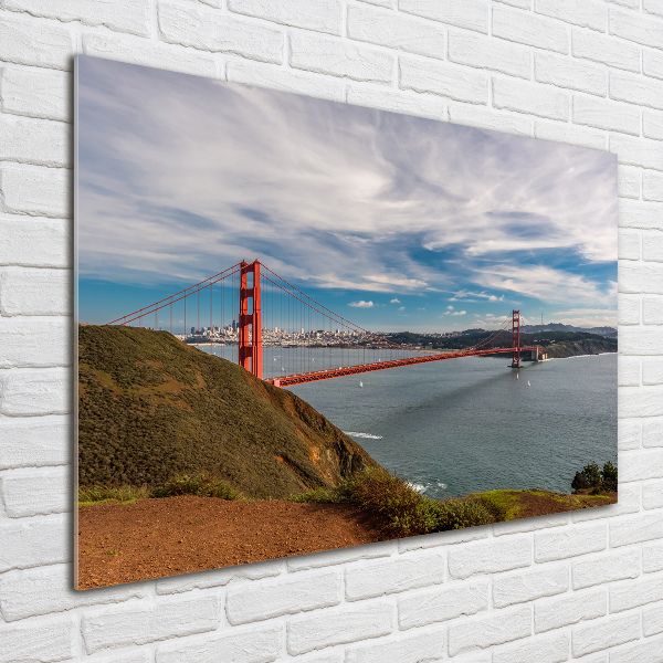 Quadro su vetro Ponte di San Francisco