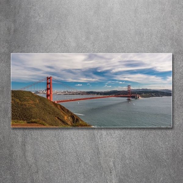 Quadro su vetro Ponte di San Francisco