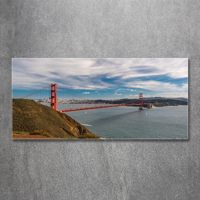 Quadro su vetro Ponte di San Francisco