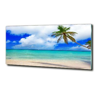 Quadro in verde Spiaggia caraibica