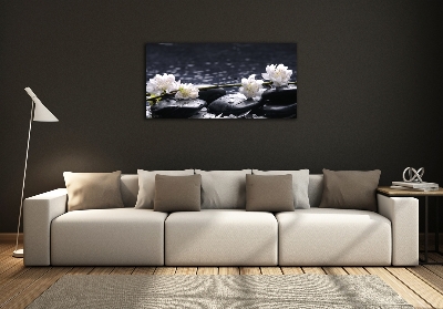 Quadro in verde Fiori di ciliegio