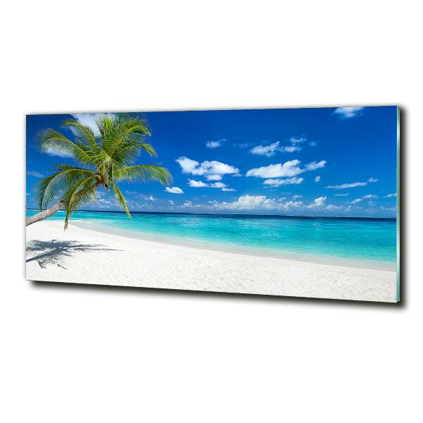 Quadro vetro Spiaggia tropicale