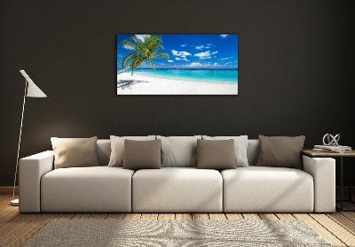 Quadro vetro Spiaggia tropicale