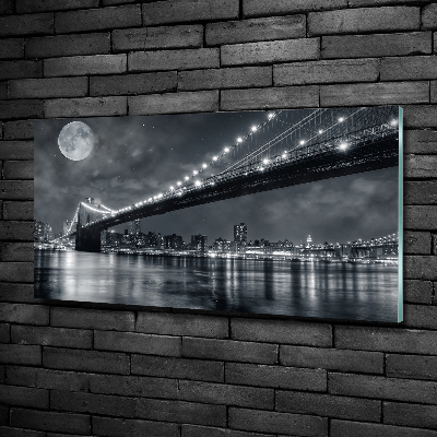 Quadro su vetro Ponte di Brooklyn