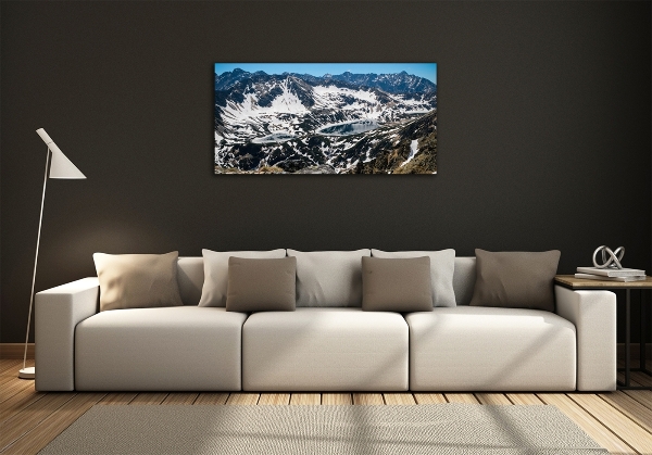 Quadro vetro Lago nei Monti Tatra