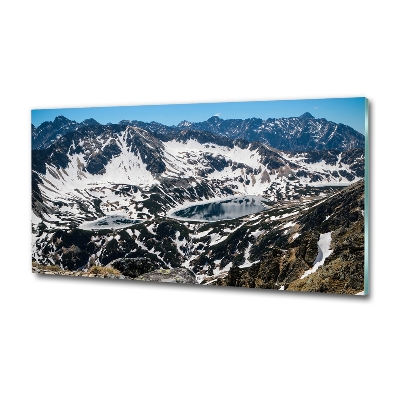 Quadro vetro Lago nei Monti Tatra