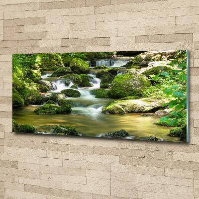 Quadro in verde Cascata