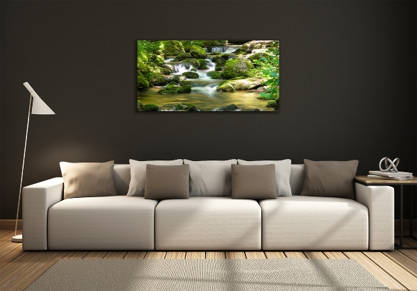 Quadro in verde Cascata