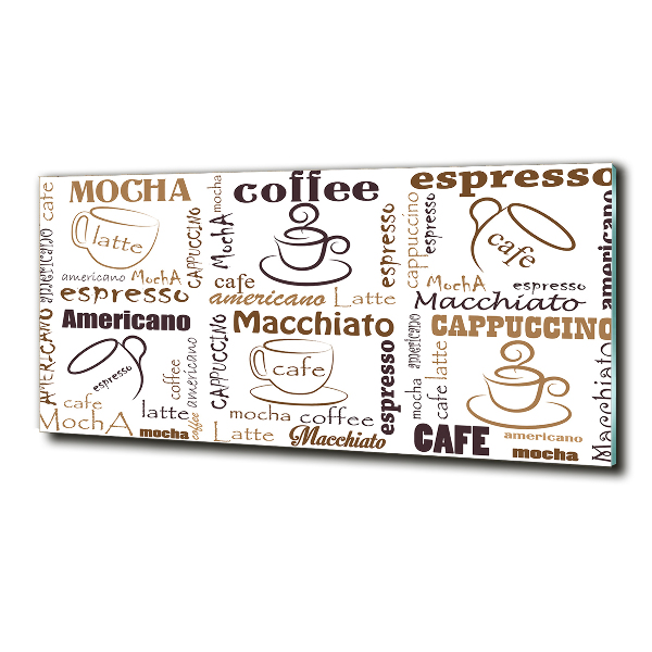 Quadro vetro È ora del caffè