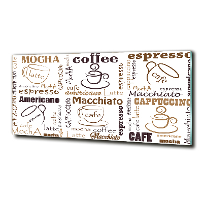 Quadro vetro È ora del caffè