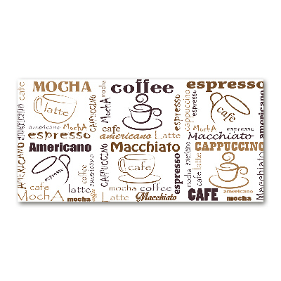 Quadro vetro È ora del caffè