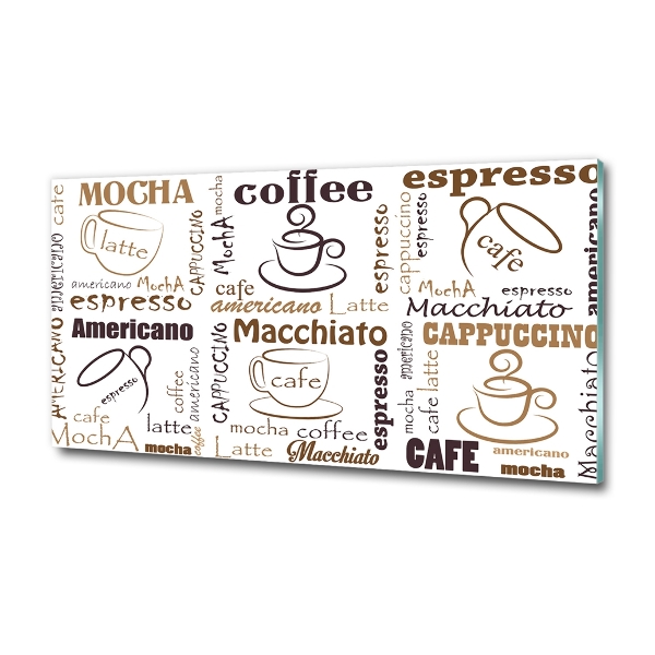 Quadro vetro È ora del caffè