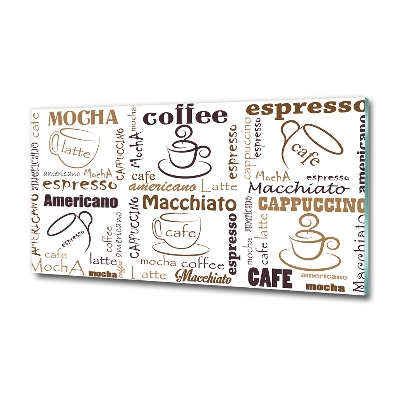 Quadro vetro È ora del caffè