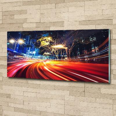 Quadro in vetro Velocità in città