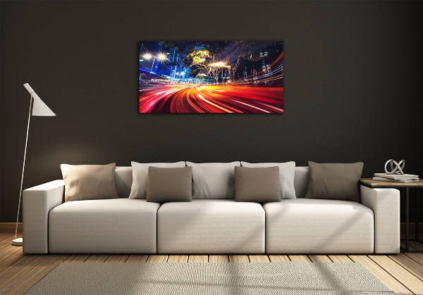 Quadro in vetro Velocità in città
