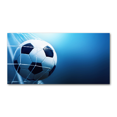 Quadro in verde La palla è in porta