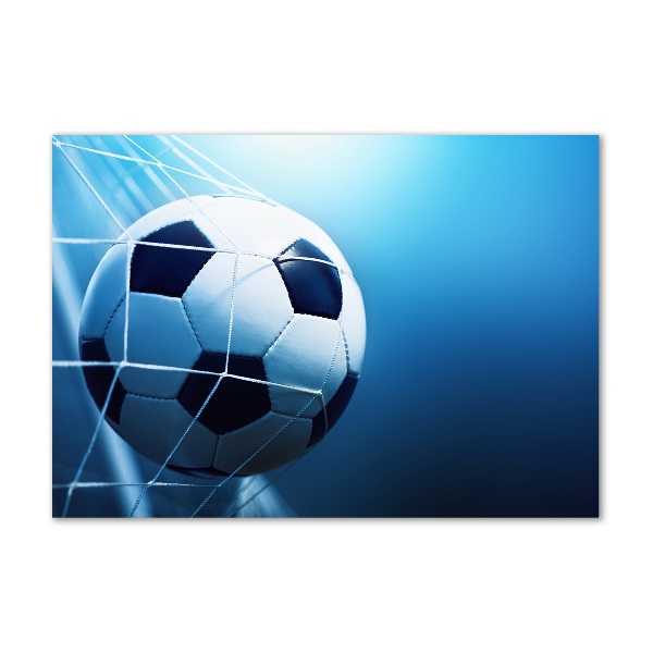 Quadro in verde La palla è in porta