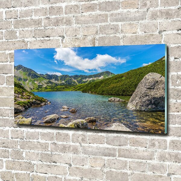 Quadro su vetro Valle dei Tatra