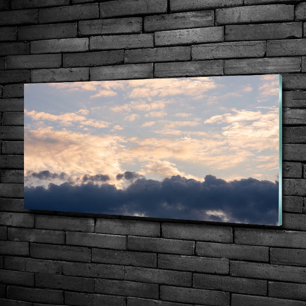 Quadro in vetro Nuvole nel cielo
