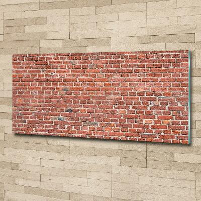 Quadro in verde Muro di mattoni