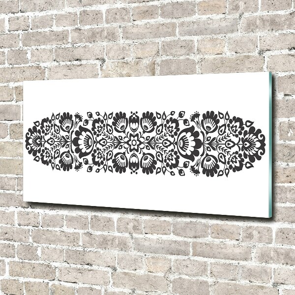 Quadro in verde Fiori popolari