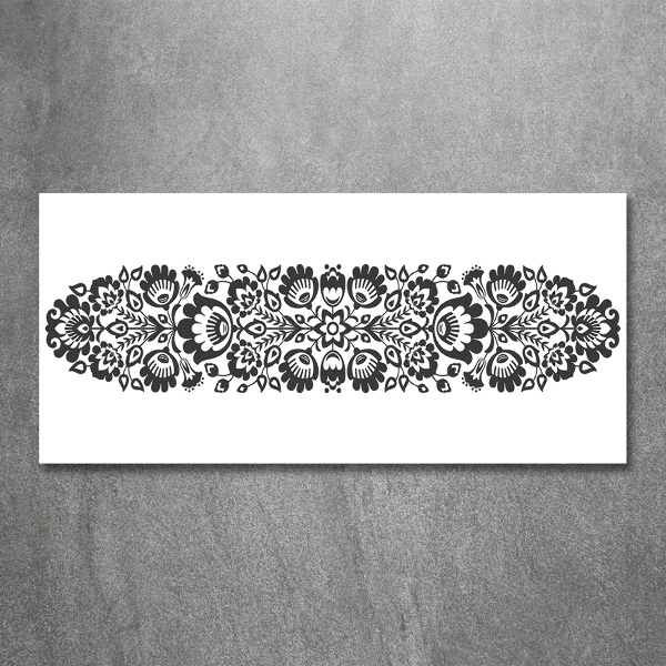 Quadro in verde Fiori popolari