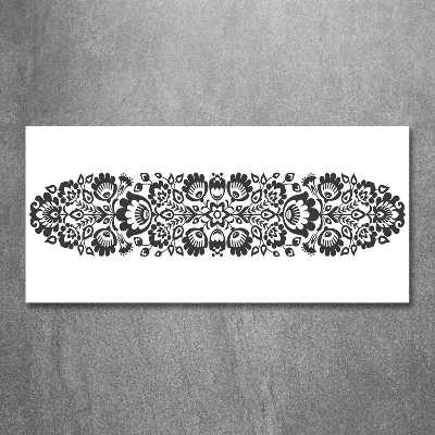 Quadro in verde Fiori popolari