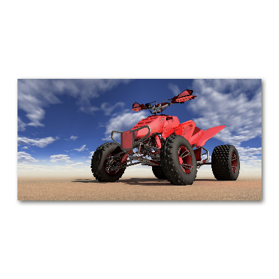 Quadro in verde Quad nel deserto