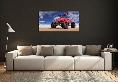 Quadro in verde Quad nel deserto