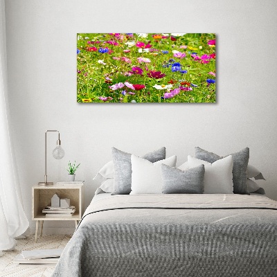 Quadro vetro Fiori selvatici