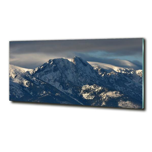 Quadro in verde Giewont in inverno