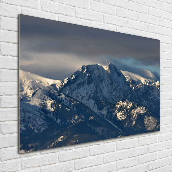 Quadro in verde Giewont in inverno