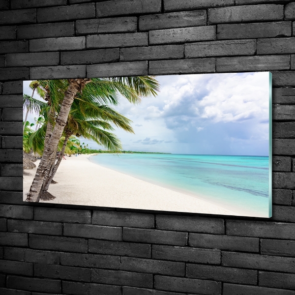 Quadro su vetro Spiaggia tropicale