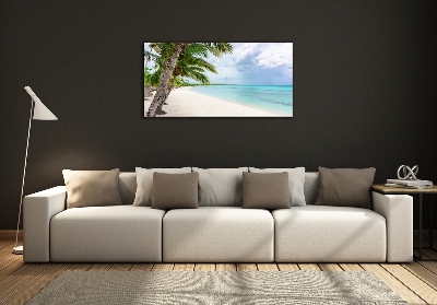 Quadro su vetro Spiaggia tropicale