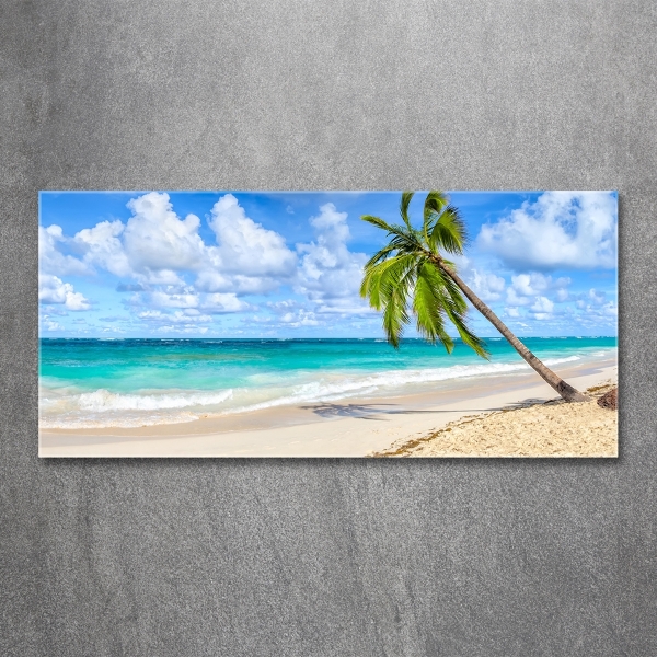 Quadro vetro Spiaggia tropicale
