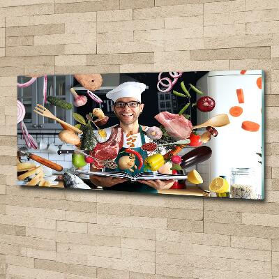 Quadro vetro Ricette dello chef