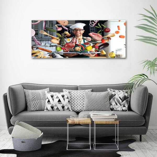 Quadro vetro Ricette dello chef