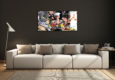 Quadro vetro Ricette dello chef