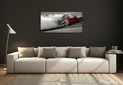 Quadro su vetro Pista da drift